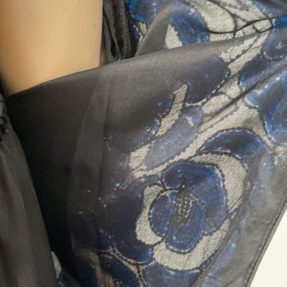 Vintage Blue Beaded Sequin Top - Picture 14 of 17